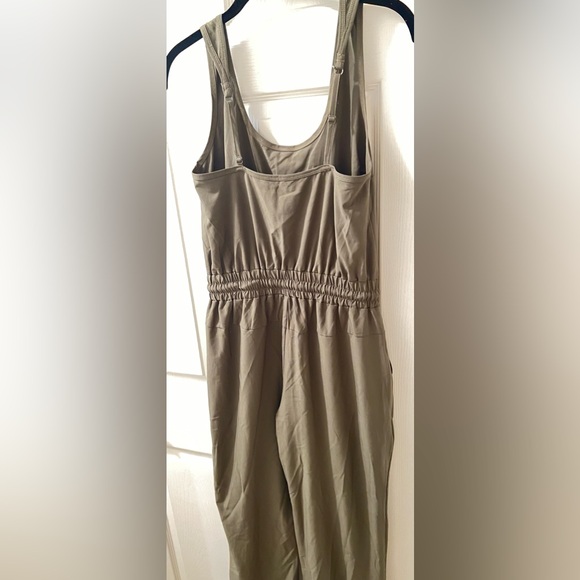 Abercrombie Traveler Jumpsuit Olive Green Sz S - Picture 5 of 7